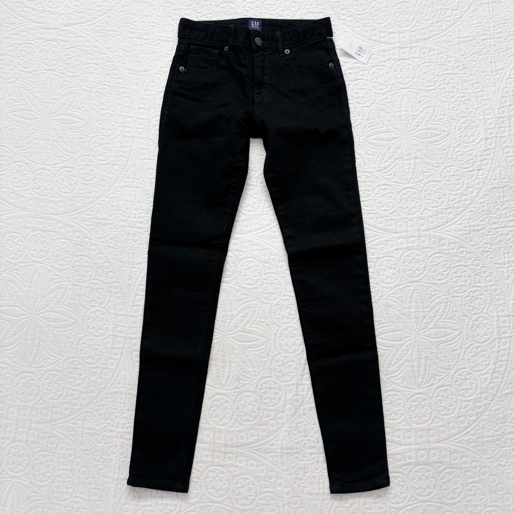 Gap Kids Super Skinny Stretch Jeans, Black 12‎ Slim